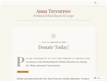 Tablet Screenshot of annatrevorrow.org